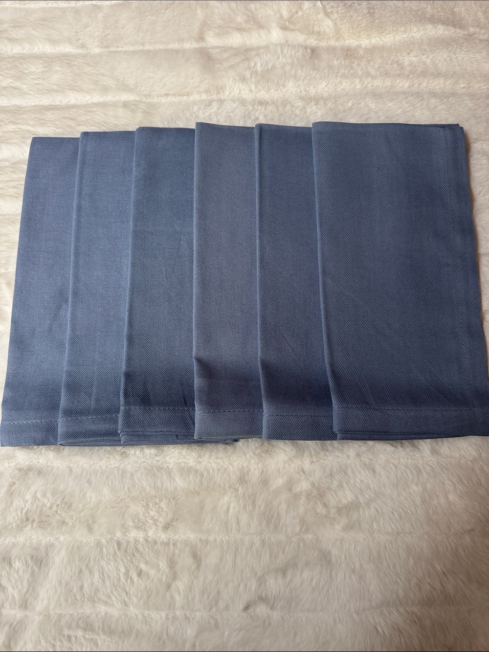 Cost Plus World Market Blue Napkin Set of 6 NWT